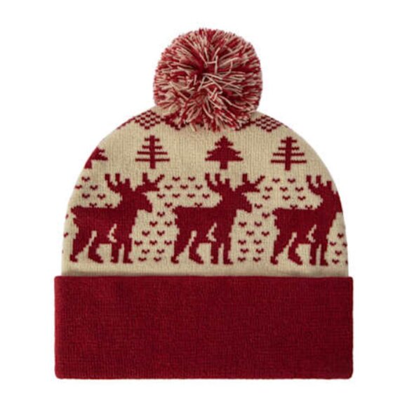 New Home Alone Christmas Beanie Ugly Sweater Classic Film Movie Holiday Pom Knit - Picture 3 of 7